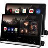 12.4" inch 4K Android 11 Car TV Headrest Monitors(Pair), Dual Linked Touch Screen Rear Seat Entertainment System, Support Phone Wireless Mirroring with WiFi/Bluetooth/HDMI/Video Player (4G+64G Pair) view 1