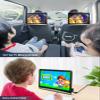 12.4" inch 4K Android 11 Car TV Headrest Monitors(Pair), Dual Linked Touch Screen Rear Seat Entertainment System, Support Phone Wireless Mirroring with WiFi/Bluetooth/HDMI/Video Player (4G+64G Pair) view 3