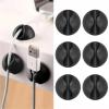 100PCS Cord Holder for Nightstand Self-Adhesive Car Charging Cable Clasp Tangle Organizer Headphone Cable Table Fixing Clip Computer USB Line Fastener view 2