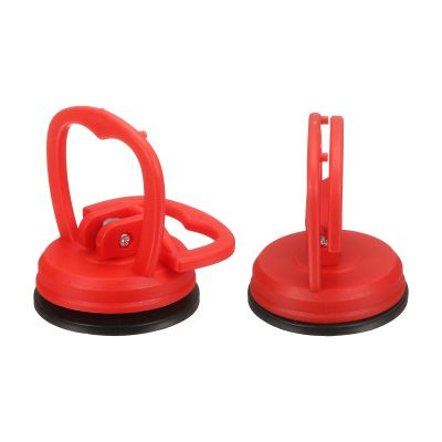 PATIKIL 2 Pcs Screen Suction Cup, 2.4 Inch Phone Computer Screen Repair Suction Cup LCD Opening Tool Small for Pad Phone Laptop, Red