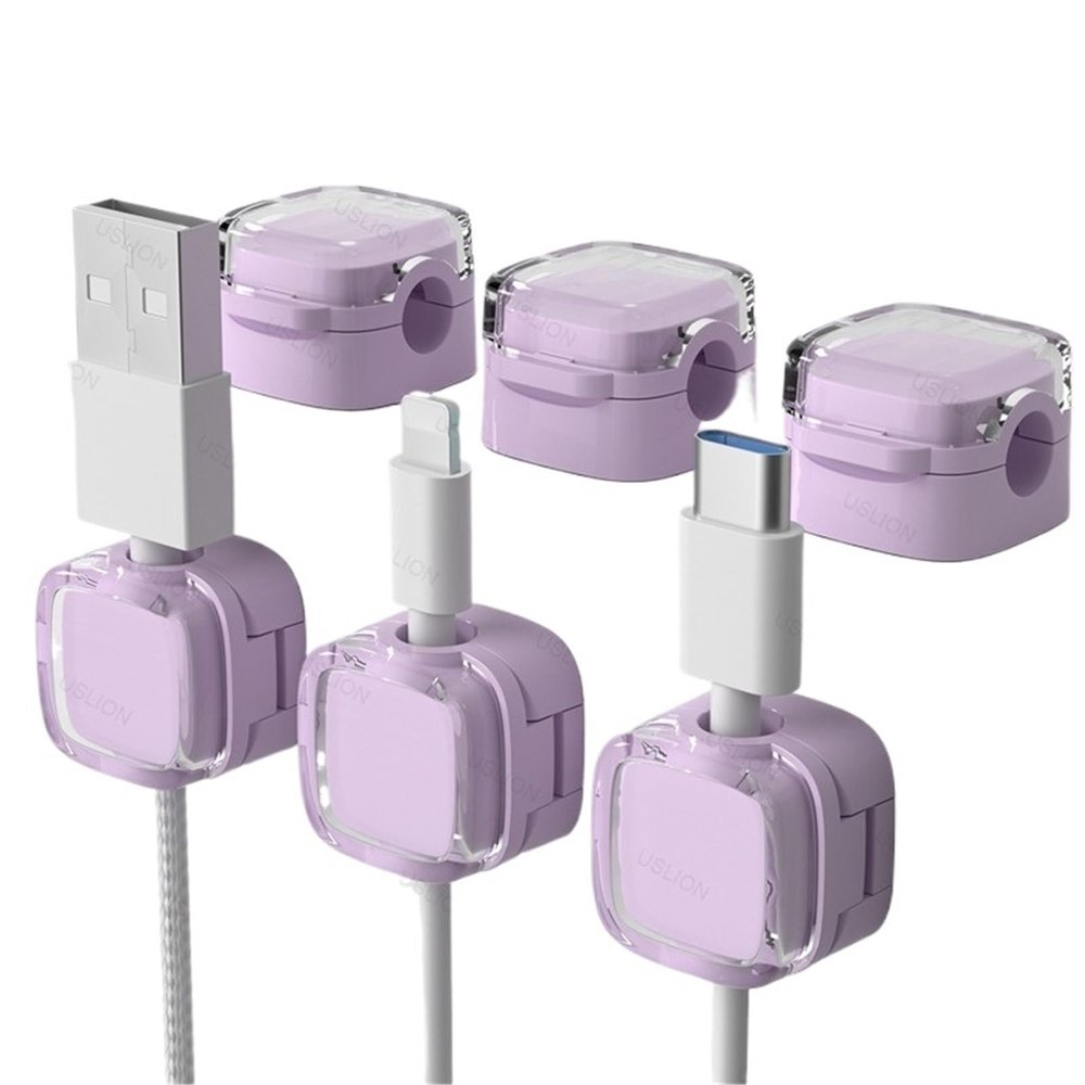 12 PCS Cord Holder for Nightstand Cable Clips Cable Smooth Adjustable Cord Holder Under Desk Cable Management Wire Keeper Cables Organizer(PR)