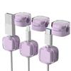 12 PCS Cord Holder for Nightstand Cable Clips Cable Smooth Adjustable Cord Holder Under Desk Cable Management Wire Keeper Cables Organizer(PR) view 1