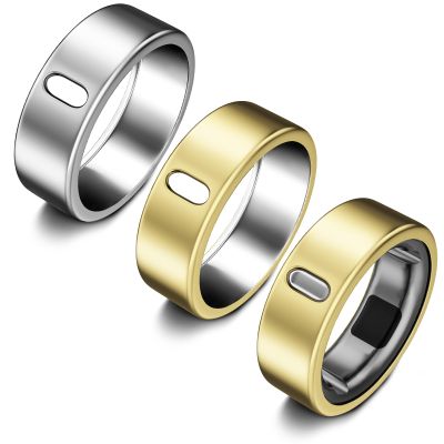 3 Pack Cover Compatible with Oura Ring Gen 4/Oura Ring Gen 3 Horizon/Heritage, Surport Charging with Cover on, Anti-Scratch TPU Protector for Men Women (Size 8, Gold*2+Silver)