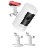 2 Pack Ring Camera Mount No-Drill Indoor/Outdoor Wall Mount Compatible with Ring Stick Up Cam Plus/Pro, Ring Indoor Cam, Ring Outdoor Cam Plus 360 Adjustable, Strong VHB Adhesive & Screw Option view 1