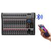 12 Channel Mixer DJ Controller with Bluetooth, USB DJ Audio Mixer DJ Studio for Karaoke Studio Streaming Recording view 2