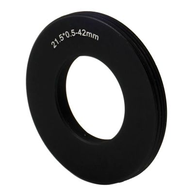 M21.5-M42 Flat Modify Lens Adapter 21.5mm x0.5 Female to 42mm x1 Male Thread Screw Excellent