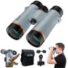 10X42 Binoculars for Adults with ED Glass, BAK4 Prism, Waterproof, Fogproof, Low Light Vision & Phone Adapter for Hunting, Bird Watching, Travel, Hiking view 1