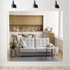 10x7ft Modern Living Room Photography Backdrop Interior Scene with Sofa and Kitchen Background Decorations for Video and Photos Portrait Photoshoot Studio Props Fabric view 1