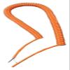 ACFFVBW Coiled Extension Cord, Coiled Cable,1PC Orange Wire 2-Cores 20AWG Stretch 1/2/3/4/5 Meters Stretchable Shrinkable(Stretch 3Meters) view 4