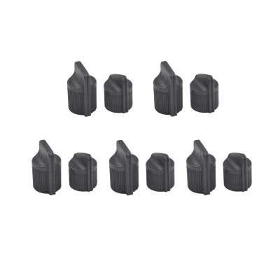 Fascinatacc 5Pairs Volume Control Knob & Channel Frequency Selector Knob Button Cap Kit for Saber I IE II III Two Way Radio Accessories