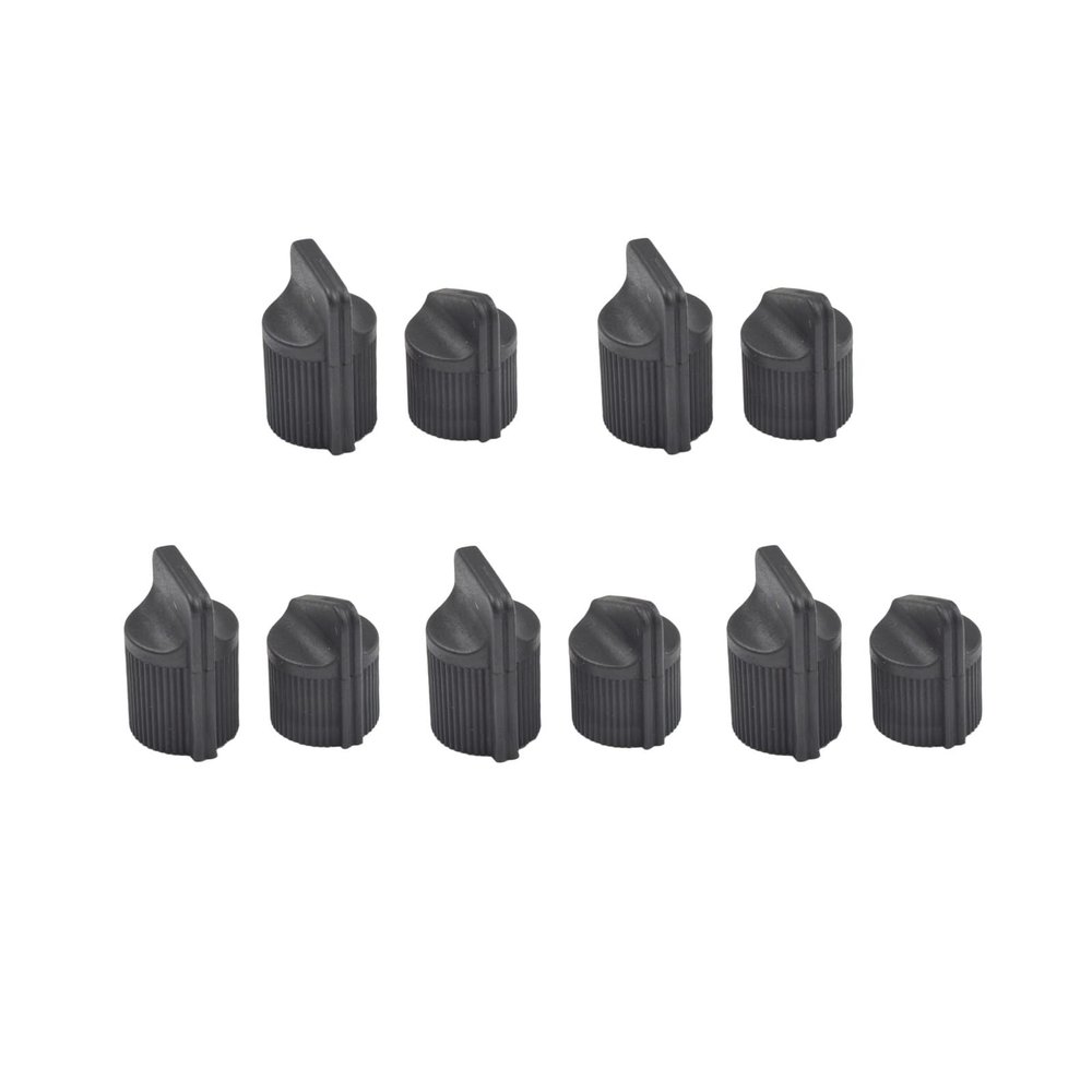Fascinatacc 5Pairs Volume Control Knob & Channel Frequency Selector Knob Button Cap Kit for Saber I IE II III Two Way Radio Accessories