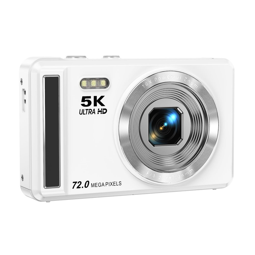 Digital Camera - 5K 72MP Digital Cameras with 16X Zoom for Kids' Gifts