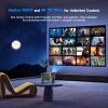 Magcubic Smart Projector 4K Support, Portable Projector with Wifi and Bluetooth, TV Stick Built-in, Auto Focus & Obstacle Avoidance, 650 ANSI, Voice Control, Home Theater Movie Proyector Outdoor view 2