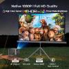 Magcubic Smart Projector 4K Support, Portable Projector with Wifi and Bluetooth, TV Stick Built-in, Auto Focus & Obstacle Avoidance, 650 ANSI, Voice Control, Home Theater Movie Proyector Outdoor view 3