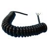 ACFFVBW Coiled Extension Cord, Coiled Cable,2core/3/4Core PU Spring Spiral Wire 18 AWG 17/15/ 13Awg Power Stretch 1/2/ 3/4/ 5Meters(4 Core 15awg,Stretch1meter) view 1