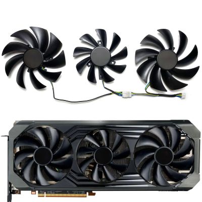 0.50A 95MM 4PIN DC12V GPU Fans for POWERCOLOR RX6700XT 6750XT 6800 6800XT 6900XT Graphics Card Cooling Fan FD8015U12D (Fan-C)