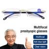 DXESWV Blue Glasses for Women & Men, Blue Light Glasses, Auto Focus Reading Glasses Self Adjusting, Anti-Glare (3) view 2