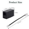 HAWAKA RJ11 Phone Jack to RJ45 Ethernet Converter Adapter Cable,RJ45 8P4C Male to RJ11 6P4C Female Telephone Adapter Wire Cord for Landline Telephone Service view 4