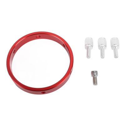 Guiding Kit, Aluminum Alloy Finder with 6 Holes, 80mm Diameter Telescope for 60 80mm Tubes, Includes M6 Screws and 14/ Inch Screw Hole, Red