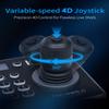 FEELWORLD KBC20 PTZ Camera Joystick Controller, LCD Screen 4D Joystick Control Keyboard Support PoE VISCA Pelco-D/P RS422 RS485 RS232 RJ45 For Church Live, Events, Live Streaming, NO NDI view 3