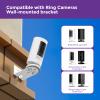 2 Pack No-Drill Wall Mount for Ring Indoor Cam (2nd & 1st Gen), Metal Adhesive Camera Holder with Strong VHB Tape, Stable Anti-Drop Security Bracket  Easy, Damage-Free Installation view 2