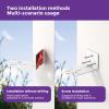 2 Pack No-Drill Wall Mount for Ring Indoor Cam (2nd & 1st Gen), Metal Adhesive Camera Holder with Strong VHB Tape, Stable Anti-Drop Security Bracket  Easy, Damage-Free Installation view 3
