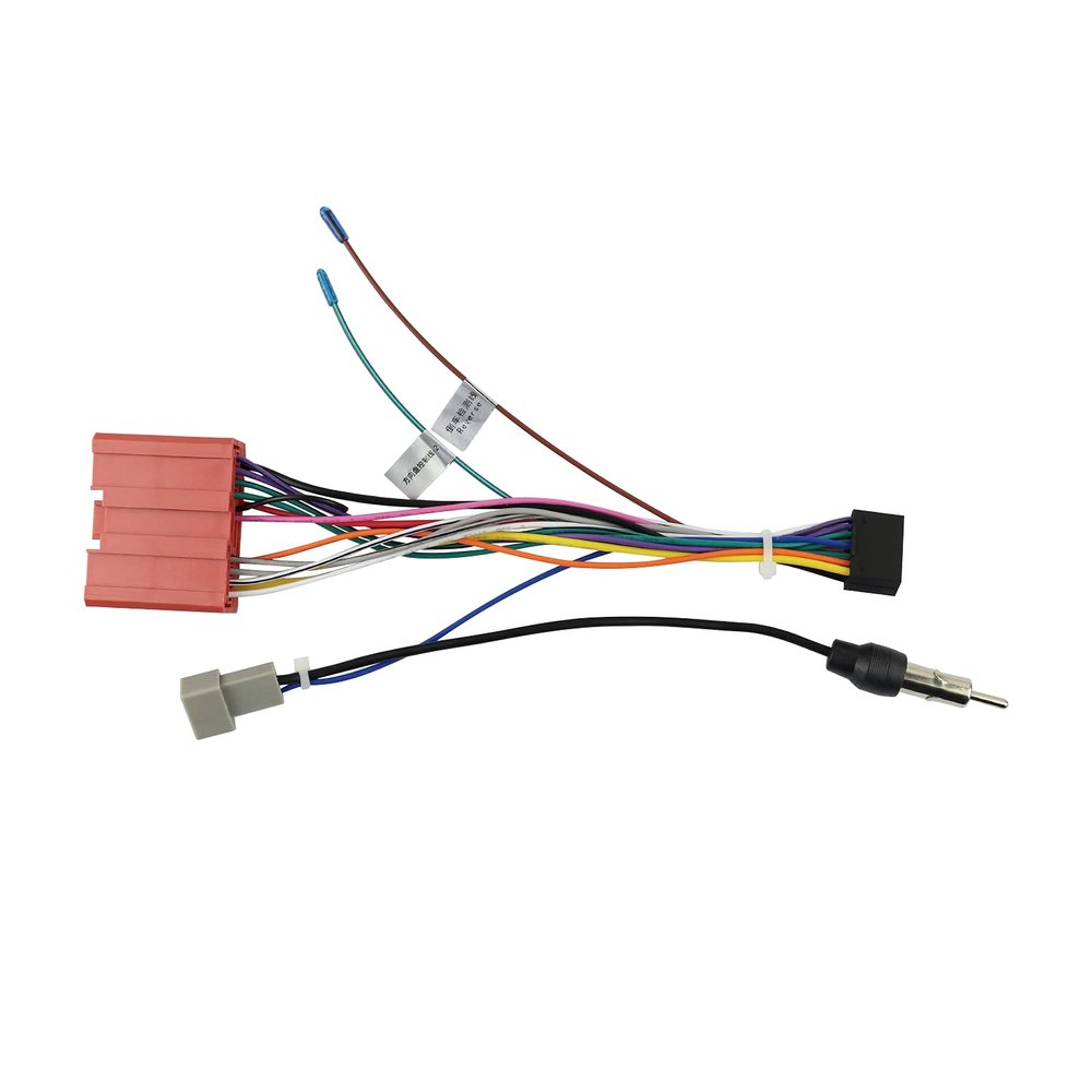 16PIN Car Radio Stereo Power Retrofit Harness Cable Wire for Mazda 2 3 2006-2015, 5 6 8 CX-5 CX-7 with Radio Antenna Adapter