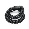 ACFFVBW Coiled Extension Cord, Coiled Cable,Black Multi 2/3/4/6/8 Core Wire,Can Extend The Tensile Wires, Spring Spiral Pins 0.2mm-1.5mm Power Cord(3 Core,18 AWG 0.75mm) view 1
