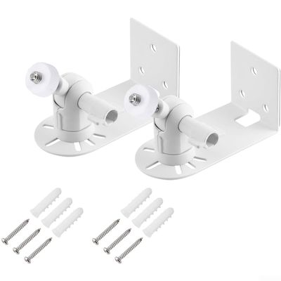 Wall Mount Bracket For Security Cameras With Magnetic Base And 360 Degree Rotation, Supports Multiple Models, Includes Sticky And Screw Installation, 2 Pack