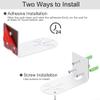 Wall Mount Bracket For Security Cameras With Magnetic Base And 360 Degree Rotation, Supports Multiple Models, Includes Sticky And Screw Installation, 2 Pack view 2