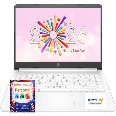 HP Latest Ultrabook Laptop with Copilot AI - 1.7TB Storage - 16GB RAM - Intel Core | Anti-Glare Display, Microsoft Office 365 Included, 1TB OneDrive + 512GB External + 192GB SSD, Windows 11 no Mouse