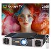 Dess C5 Enterprise GTV Projector,4K Projector With Wifi6 And Bluetooth,Home Theater projector,2500 Brightness,Built in Electric Bracket, Stereo Surround Sound,300''IMAX-Enhanced Quality2 view 1