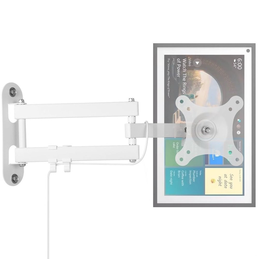 DirectNine Basics for Fifteen to Twenty-Eight Inches Screens, Wall Bracket, Adjust, Mount Bracket with Three Point Five to Sixteen Point Five Inches Extension, Revolving Three Hundred Sixty Degrees