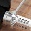 Combination Lock With Steel Wire Rope For Security Of Laptops, Desktops And Docking Stations, Featuring Resettable 4 Digit Code view 2