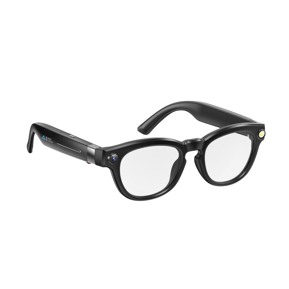 OnsetGizmo 8MP Camera Glasses,Real-Time Translation & Object Analysis | HD 1200P 4K Video Recording, Color-Change lenses