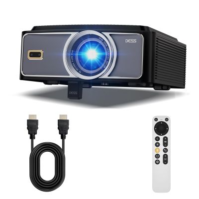 Projector with wifi and bluetooth,4K Projector, bedroom projector,bluetooth projector,DESS C5 Pro ATV3
