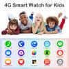 4G Kids Smart Watch with GPS Tracker Video Voice Calling Text Chat SOS Call, Waterproof Smartwatch Age 5-12, Wallpaper Store School Model Camera Pedometer Game Alarm Clock Stopwatch for Kid(Pink) view 2