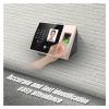 Clocking in Machine for Employees Small Business Intelligent Biometric Fingerprint Time Attendance Machine with HD Display Screen Time Clock Support Face Fingerprint, view 3