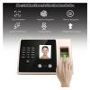 Clocking in Machine for Employees Small Business Intelligent Biometric Fingerprint Time Attendance Machine with HD Display Screen Time Clock Support Face Fingerprint, view 4