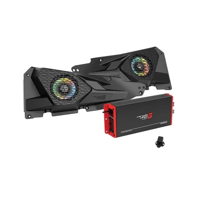2014+ RZR XP Front Speaker Kit with 2 Channel Digital Amplifier - RPMRZRKM21