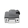 45 Degree Wire Outlet DB9 Connector 2 Row 9pin Male Female Angled Connector Side Outlet 45  Plastic 9Pin Serial Port Plug(2AFemale) view 4