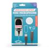 Kikkerland Breaking News Mini Microphone  Handheld Mini Mic for Content Creation & Podcast Recording  Features USB-C Plug & Standard Audio Jack view 1