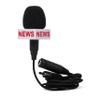 Kikkerland Breaking News Mini Microphone  Handheld Mini Mic for Content Creation & Podcast Recording  Features USB-C Plug & Standard Audio Jack view 2