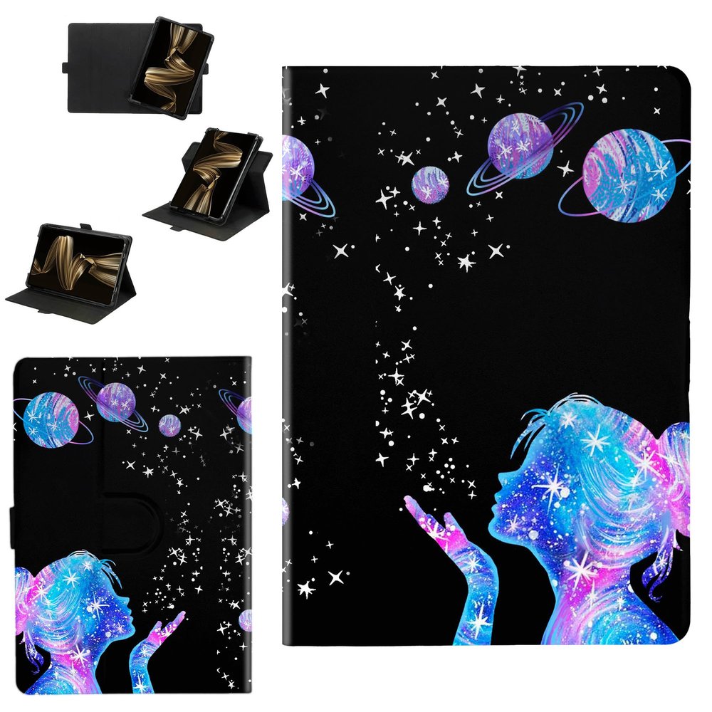 Case Compatible for Prestigio Q Pro Tablet Case Cover [360-Degree Rotating Support][Hardened Edge Protection Against Drops] XQSN
