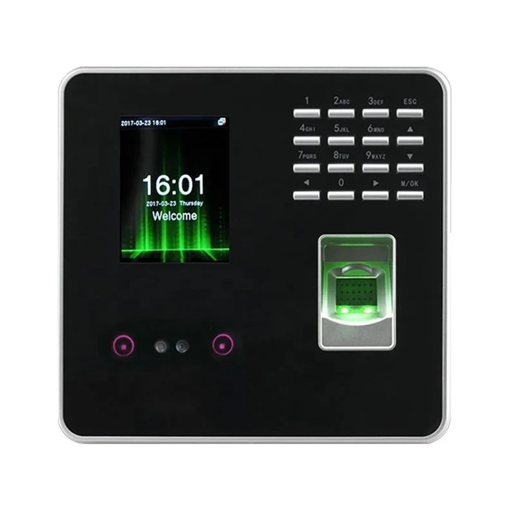 K3969 Smart Employee Biometric Face Fingerprint Recognition Access Control Time Recording Attendance Machine with Multi-Language