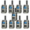 [Lifetime Free] Unlimited Range Walkie Talkies 4G LTE Long Range Two-Way Radios with Nationwide & Global Range,Multi-Function Light & SOS Alert Poc Radios for Wilderness Hiking,Truck Fleet (9 Pack) view 1