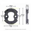 Bike Computer Fixed Base Insert Adapter Mount For Garmin 1050, Aluminum Alloy Cycling Accessory view 2