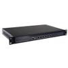 1U Rackmount Firewall Hardware, OPNsense, VPN, Network Security Appliance, Router PC, J4125, RS06, AES-NI, 6 x 1GbE LAN, 2 x USB, COM, VGA, Fan,8G RAM/128G SSD/1TB HDD view 3