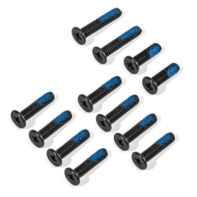 12PCS Replacement Lower Bottom Base Cover Case Screws for ASUS TUF Gaming A16 FA617 FA617NS FA617XS FA617NT & TUF Gaming A16 FA607 FA607PI FA607NUG Series Laptop with 2 Long, 8 Medium, 2 Short
