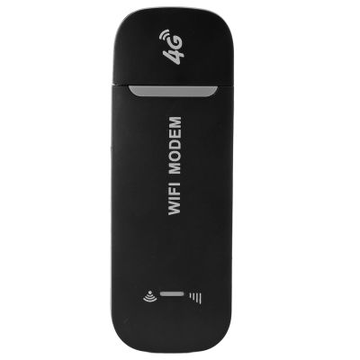 VBESTLIFE 4G LTE USB WiFi Dongle, Mobile Hotspot Router, 150Mbps High Speed Portable Modem Device with SIM Card Slot for Travel, Support 10 Users (Black)